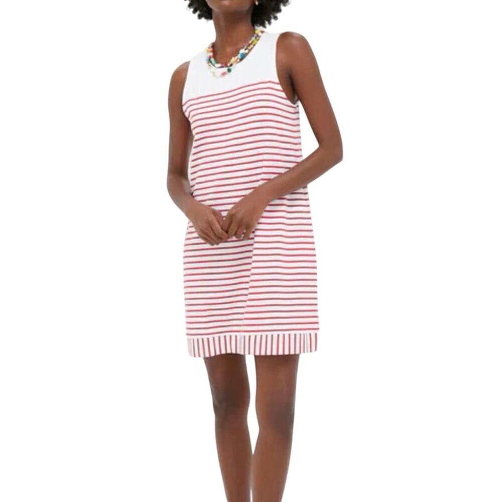 Vineyard Vines Lighthouse Red Striped T-Shirt Dress Sz Medium